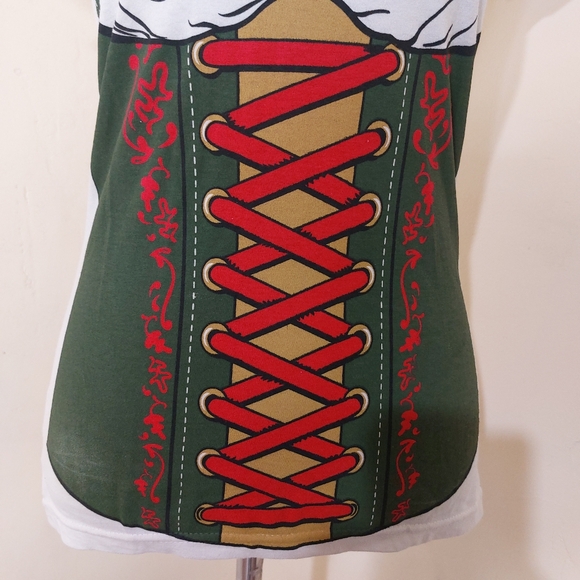 Bay Island Sportswear Costume Fraulein Oktoberfest Beer Adult Womens T-Shirt - Picture 4 of 13